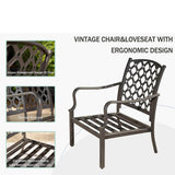4 Pcs Outdoor Sofa Set