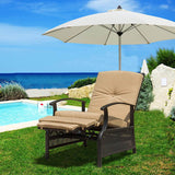 Adjustable Patio Recliner Chair