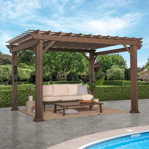 Backyard Discovery Steel Traditional Pergola  12 ft. x 10 ft.