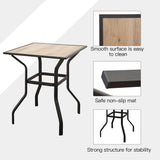 3 Piece Patio Textilene Bar Set