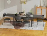 Extendable Aluminum Outdoor Dining Table