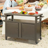 Grill Cart Brown