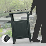 Grill Cart Brown
