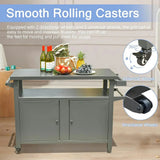Grill Cart Brown
