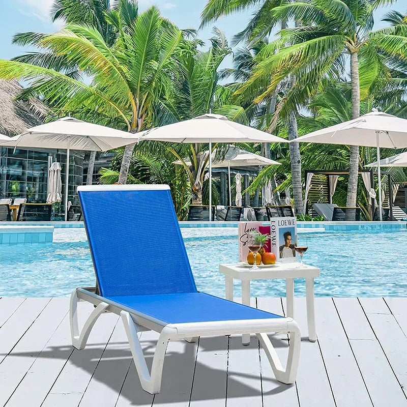 Armless Outdoor Chaise Lounge