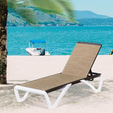 Armless Outdoor Chaise Lounge