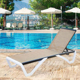 Armless Outdoor Chaise Lounge