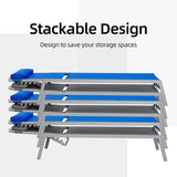 Sunbathing Aluminum Chaise Lounge Set of 3