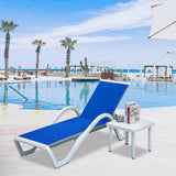 Aluminum Chaise Lounge with Arm