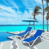 Aluminum Chaise Lounge with Arm