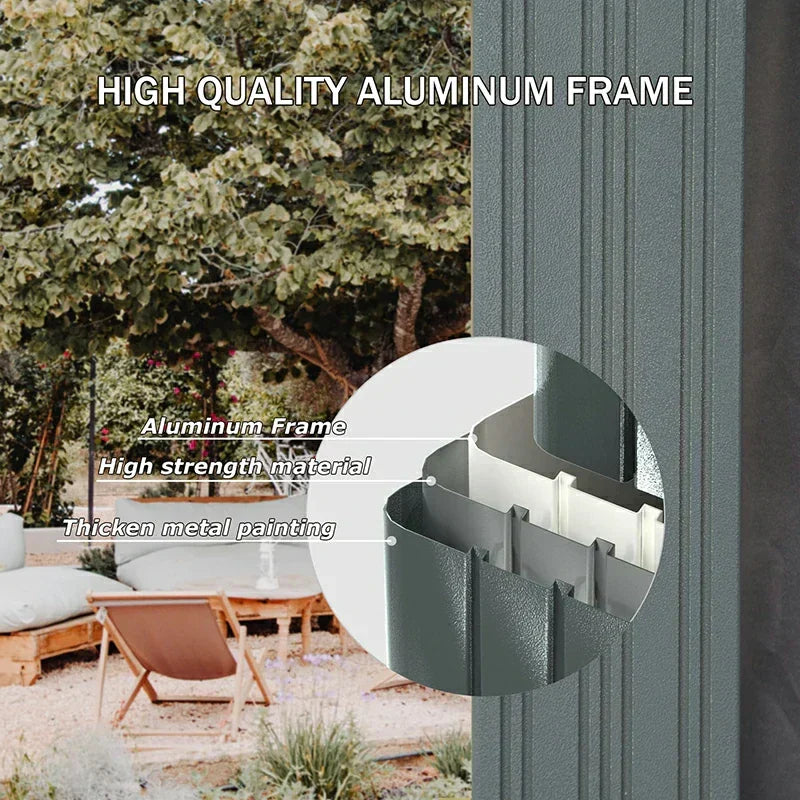 Hardtop Gazebo Classic W/ Netting & Curtain