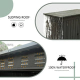 Outdoor Storage Shed Sloping Roof