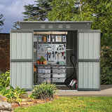 Outdoor Storage Shed Sloping Roof