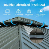 12'x14' Four-Season Solarium- Patio Sunroom Aluminum Hardtop Gazebo