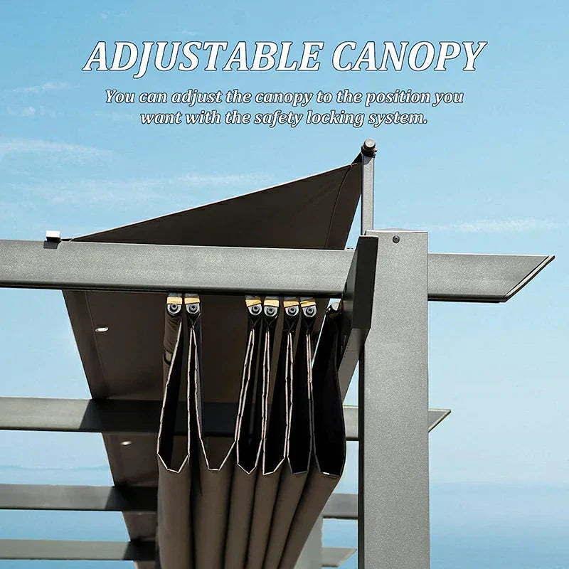 Aluminum Outdoor Retractable Pergola