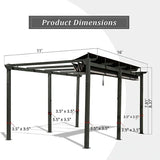 Aluminum Outdoor Retractable Pergola