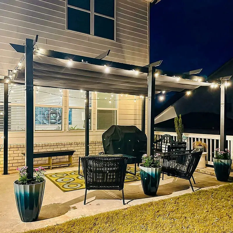 Aluminum Outdoor Retractable Pergola