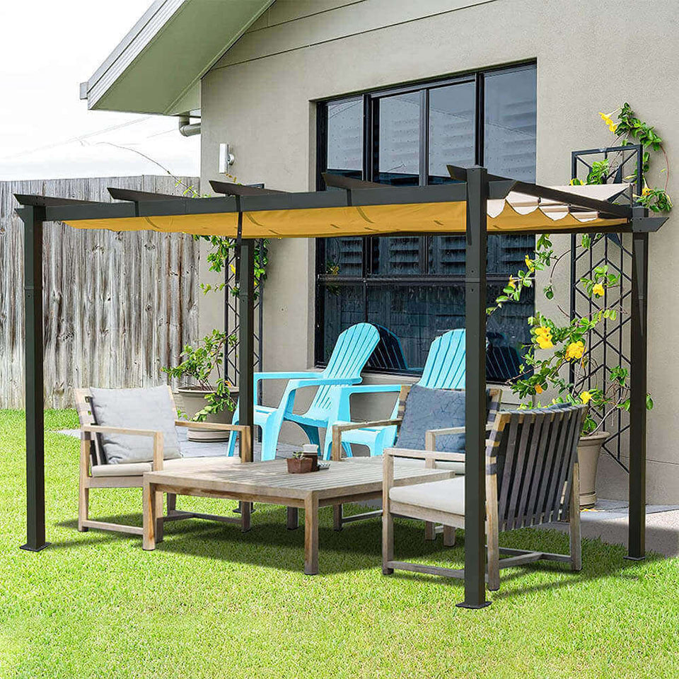 Aluminum Outdoor Retractable Pergola