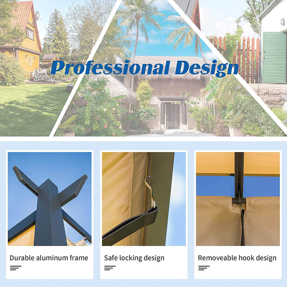 Aluminum Outdoor Retractable Pergola