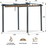 Aluminum Outdoor Retractable Pergola