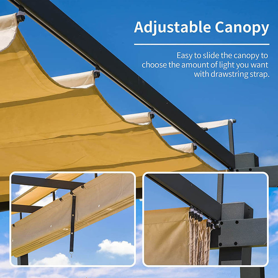 Aluminum Outdoor Retractable Pergola