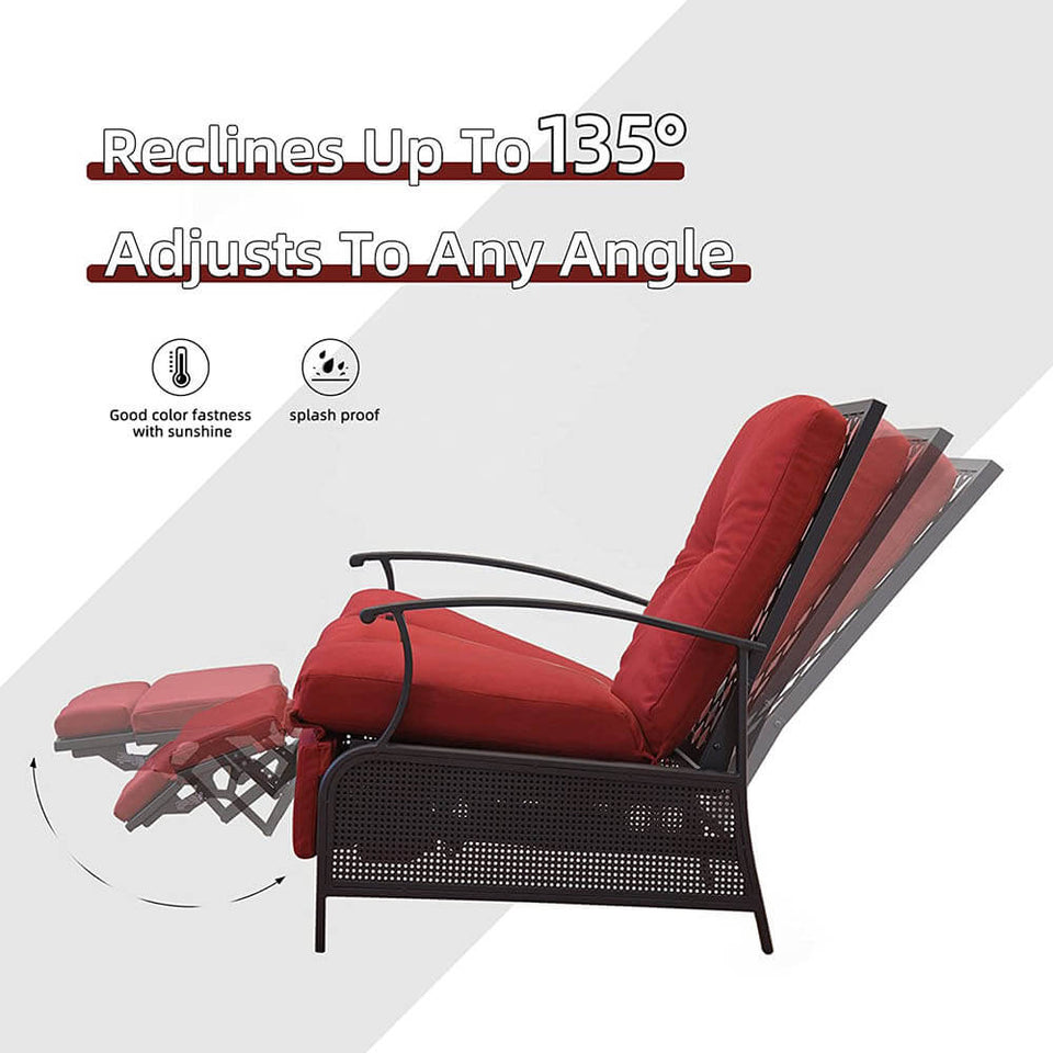 Adjustable Patio Recliner Chair