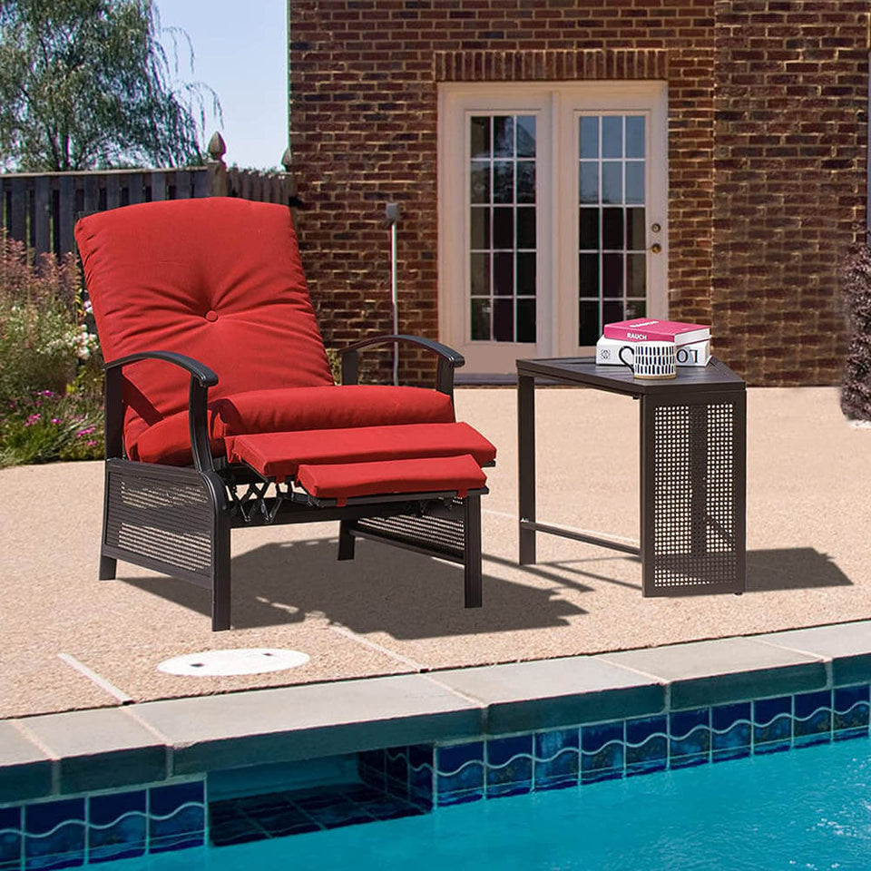 Adjustable Patio Recliner Chair