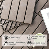 Patio Interlocking Deck Tiles
