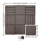 Patio Interlocking Deck Tiles