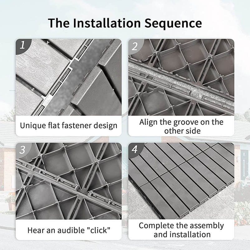 Patio Interlocking Deck Tiles