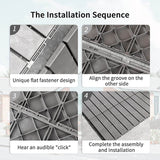 Patio Interlocking Deck Tiles