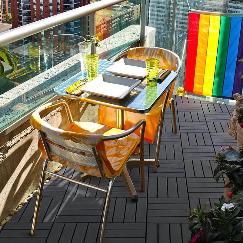 Patio Interlocking Deck Tiles