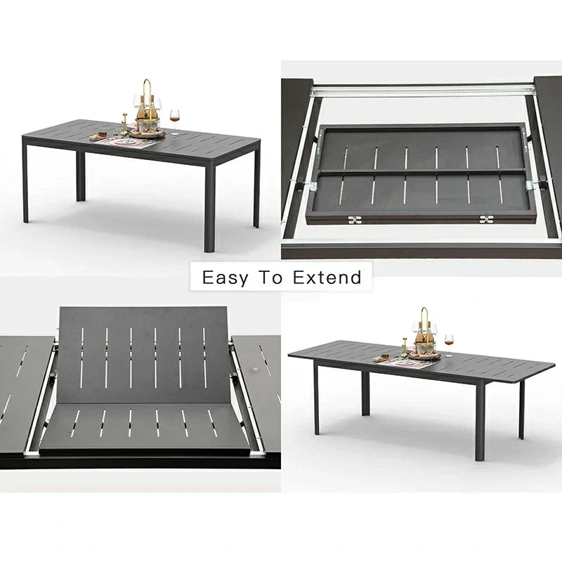 Expendable Patio Dining Table