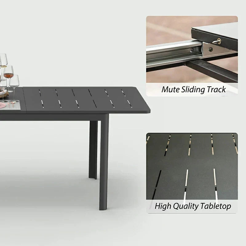 Expendable Patio Dining Table