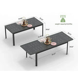 Expendable Patio Dining Table