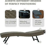 Rattan Chaise Lounge
