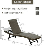 Rattan Chaise Lounge