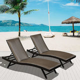 Rattan Chaise Lounge