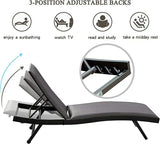 Rattan Chaise Lounge