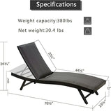 Rattan Chaise Lounge
