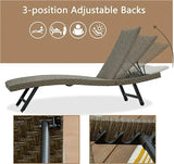 Rattan Chaise Lounge