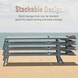 Sunbathing Aluminum Chaise Lounge Set of 3