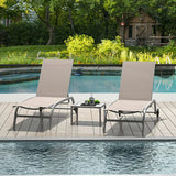 Chaise Lounge Outdoor Set - 2 Chairs