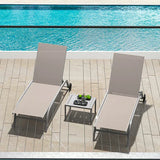 Chaise Lounge Outdoor Set - 2 Chairs