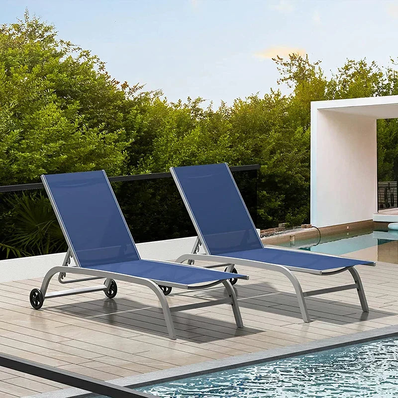 Chaise Lounge Outdoor Set - 2 Chairs