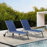 Chaise Lounge Outdoor Set - 2 Chairs
