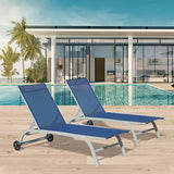 Chaise Lounge Outdoor Set - 2 Chairs