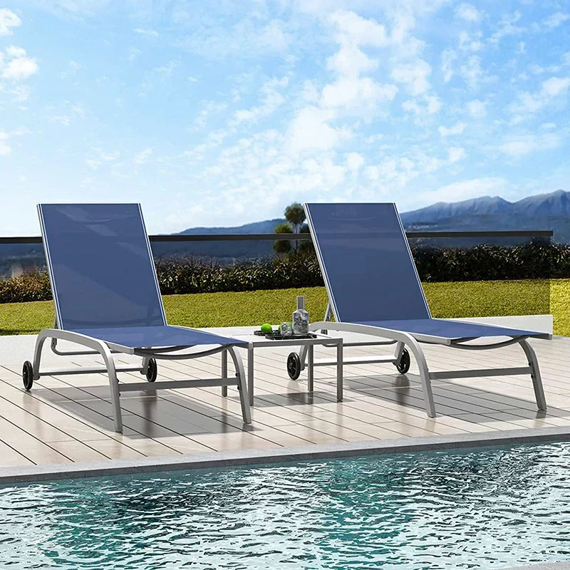 Chaise Lounge Outdoor Set - 2 Chairs
