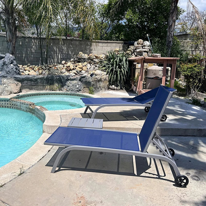Chaise Lounge Outdoor Set - 2 Chairs