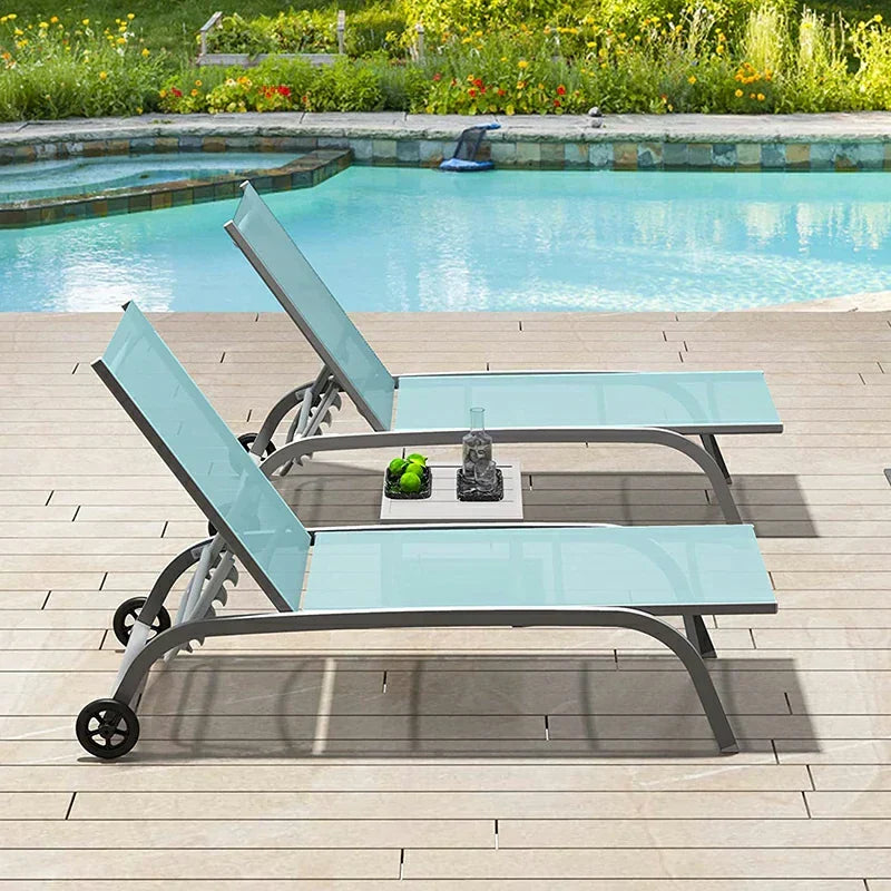 Chaise Lounge Outdoor Set - 2 Chairs